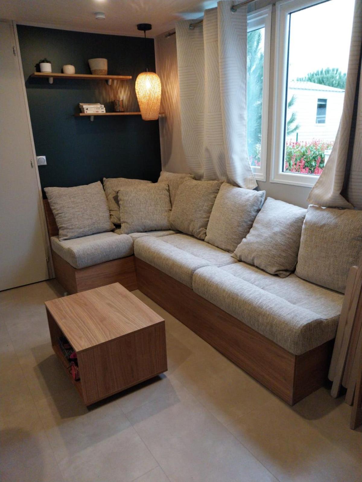 Mobilhome 6-8 Personnes Clim Сен-Жан-де-Мон Экстерьер фото